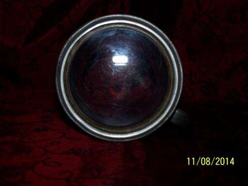 Pewter Glass Bottom Tankard