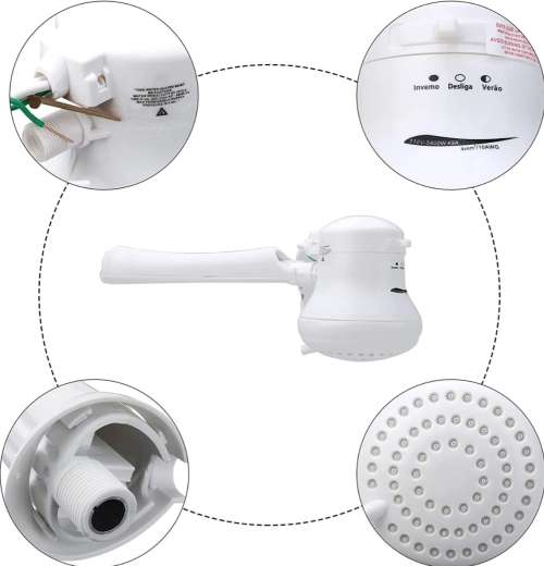 Instant Water Heat Shower Head