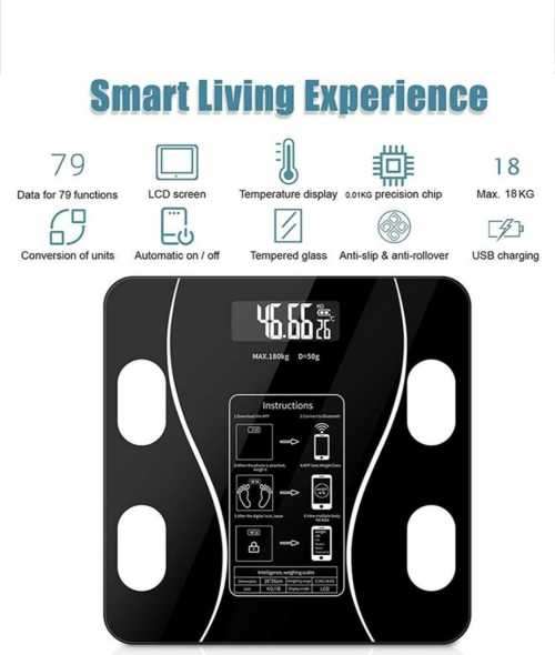 Smart BMI Bluetooth Bathroom Scale