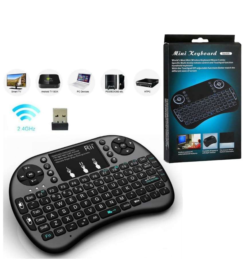 Touchpad Backlit Wireless Mini Keyboard
