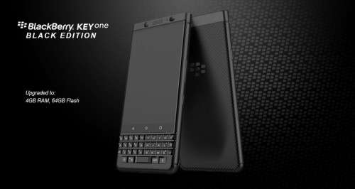 BLACKBERRY KEYONE** BLACK EDITION**BRAND NEW SEALED **64GB/4GB