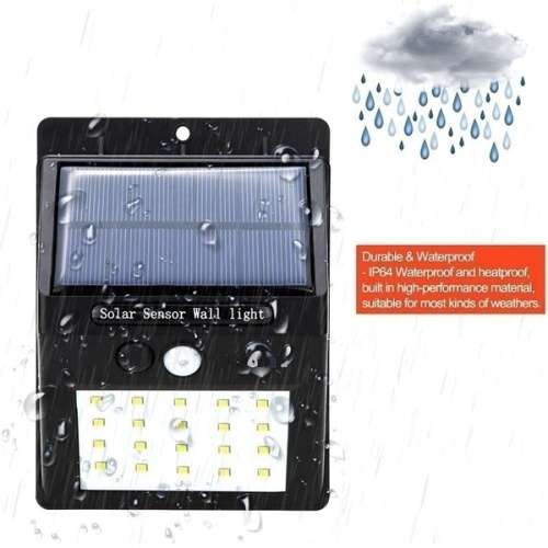 Solar Power Sensor Wall Light 30 LED Bright Wireless Security Motion 1pcs