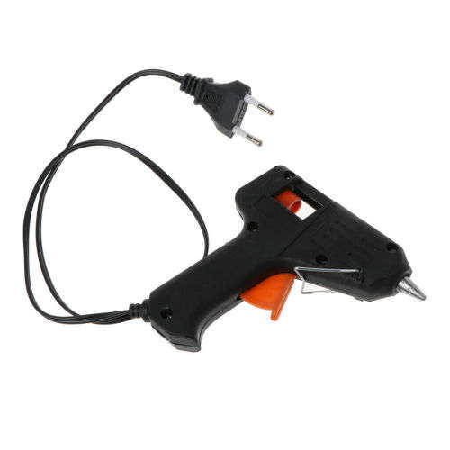 New Hot Melt Glue Gun 20W Industrial Professional Flexible Trigger Fastget 1 pack glue stick gift)