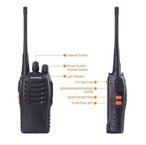 two way radio BF-888S walkie-talkie outdoor communication equipment 1 pair