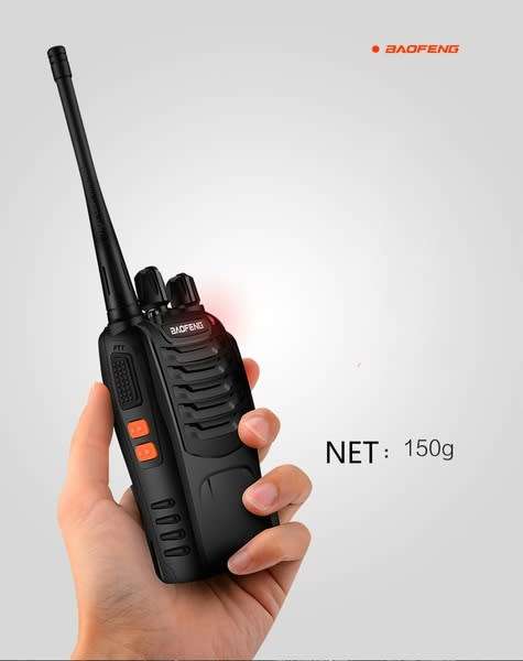 two way radio BF-888S walkie-talkie outdoor communication equipment 1 pair