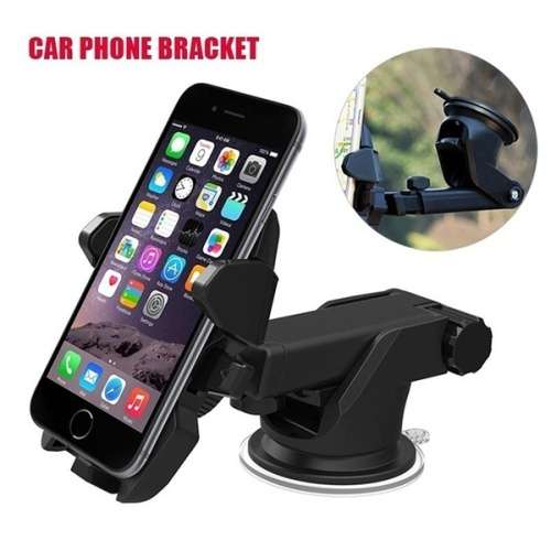Car Holder Mount Bracket Long Neck One-touch Telescopic Arm For Universal Phone