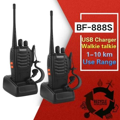 two way radio BF-888S walkie-talkie outdoor communication equipment 1 pair