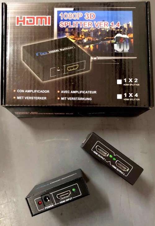 HDMI 1 IN 2 SPLITTER+GIFT