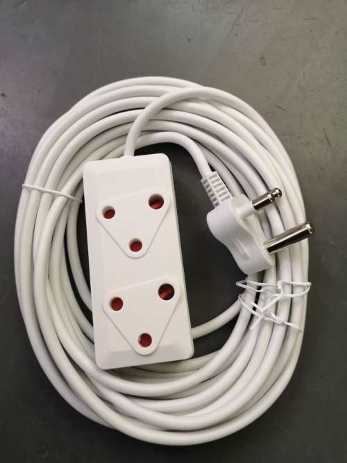 20m Extension Cord With A Two-Way3 pin Multi-Plug