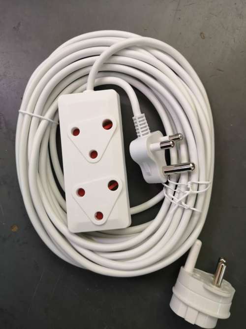5m Extension Cord With A Two-Way3 pin Multi-Plug