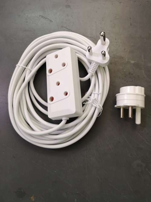 5m Extension Cord With A Two-Way3 pin Multi-Plug