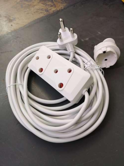 20m Extension Cord With A Two-Way3 pin Multi-Plug