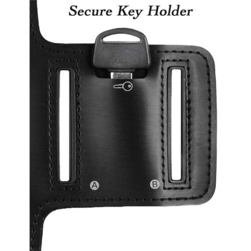 Black Sports Running Jogging Gym Armband Arm Band Case Cover Holder For 5.5 inch Phones