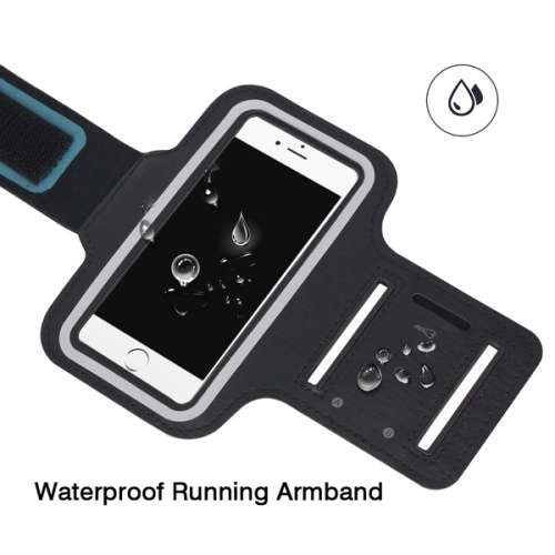 Black Sports Running Jogging Gym Armband Arm Band Case Cover Holder For 5.5 inch Phones