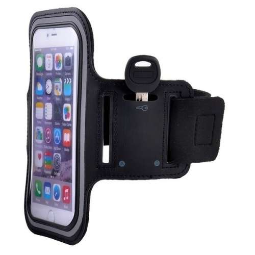 Black Sports Running Jogging Gym Armband Arm Band Case Cover Holder For 5.5 inch Phones