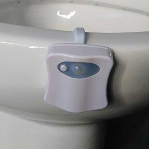8 Colors LED sensor motion Activated toilet night light