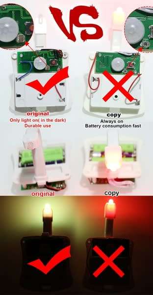 8 Colors LED sensor motion Activated toilet night light