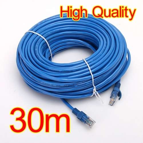 High Speed CAT5 Ethernet Cable (100 ft) LAN UTP BLUE 30M