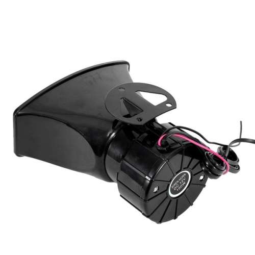 100W loud car warning alarm speaker speaker MIC 5 sound (12V)polyphony annunciator horn