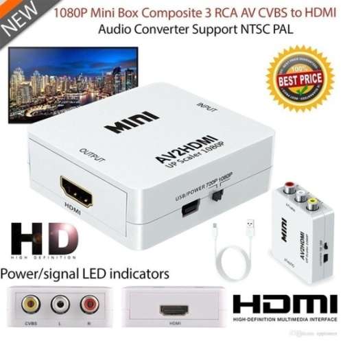 AV TO HDMI Audio Video Converter Adapter