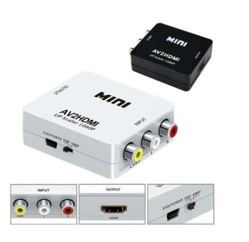 AV TO HDMI Audio Video Converter Adapter
