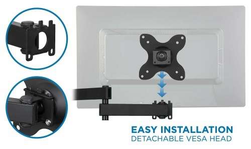 TV Wall Mount Holder Bracket For 14''-27'' LED LCD Flat Panel TV (TV not included)