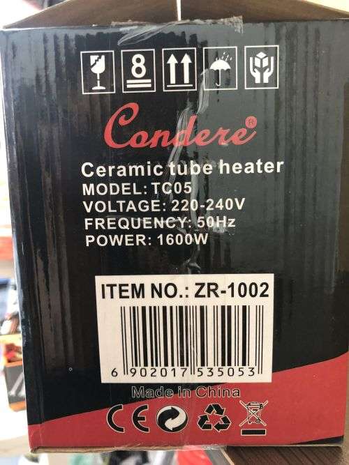 Ceramic tube heater 4 Bar Heater ZR-1002