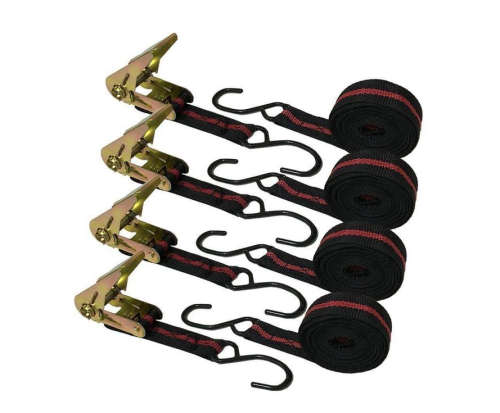 Ratchet Ties - 4 Piece 15' Ratchet Tie Down set