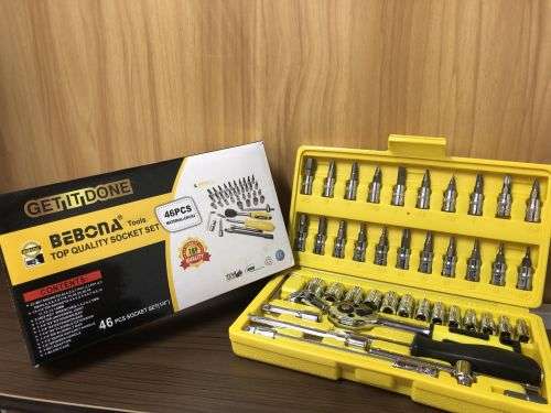 46PC Industrial hand tools socket set