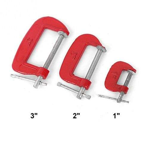 Tork Craft Clamp G 3 Piece Set 1'' 2'' 3"