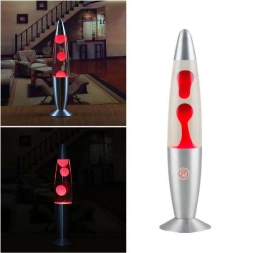 220V LAVA LAMP 40.5cm*10.5cm(Red,Blue,Green,Orange)+1pcs 35W light bulb