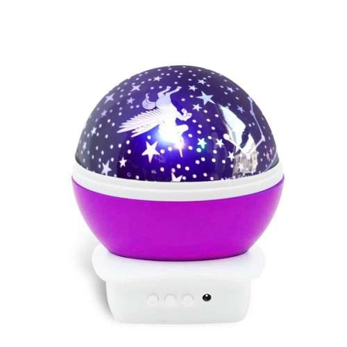 Unicorn Night Light Projector Night Lamp 360 Degree Rotating Color Changing +4pcs AA batteries gift