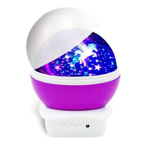 Unicorn Night Light Projector Night Lamp 360 Degree Rotating Color Changing +4pcs AA batteries gift