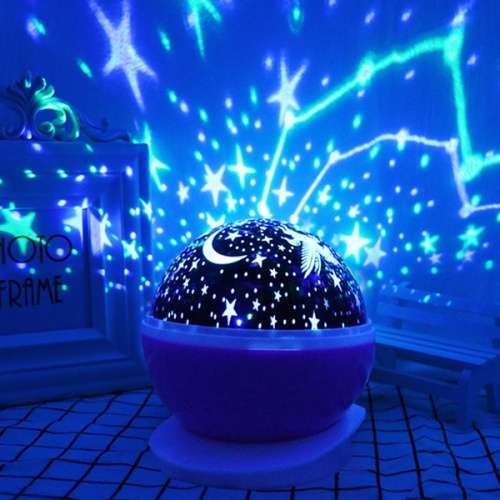 Unicorn Night Light Projector Night Lamp 360 Degree Rotating Color Changing +4pcs AA batteries gift