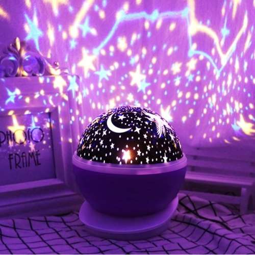 Unicorn Night Light Projector Night Lamp 360 Degree Rotating Color Changing +4pcs AA batteries gift