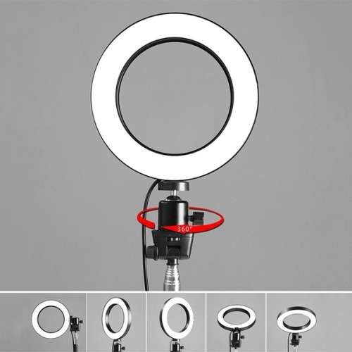 Ring Light Fill light 26cm 8inch Ring Light + Small Stand(no phone)