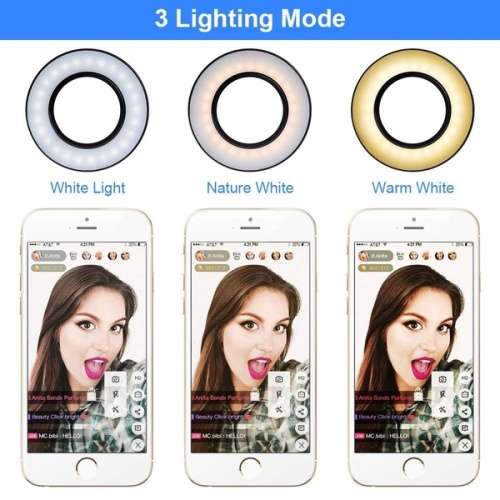 Selfie Ring Light with Cellphone Holder