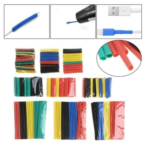 Heat Shrink Tubing Tube Set 8 Size Multi color 328pcs