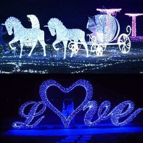 10M  Christmas Fairy Lights -- white/blue