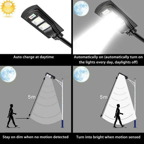 90W Solar motion senser  Light - Solar 90W LED Street Light + Remote(NO bracket)