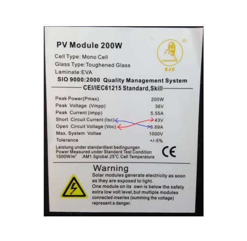 200W solar panel--200W