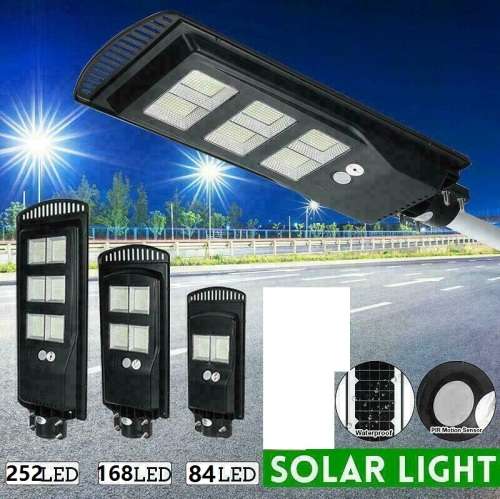 160W Solar street light 168 LEDS (NO bracket,No remote)*1