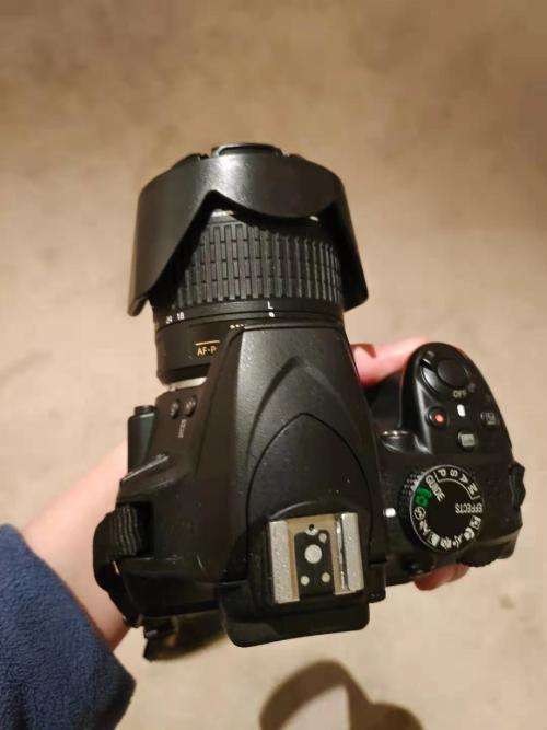 Nikon D3400 24MP CMOS Digital SLR Camera body Nikon AF-P 18-55 Lens Kit