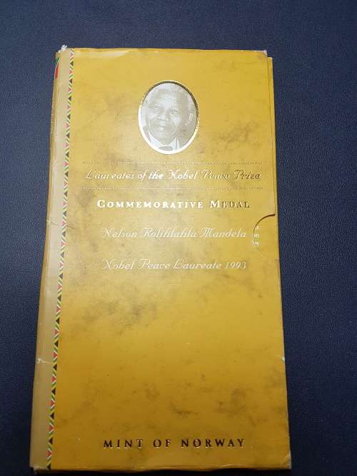 1993 MANDELA COMMEMORATIVE SILVER MEDAL