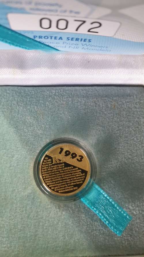 2007 MANDELA 1/10 OZ PROOF GOLD