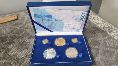 2007 MANDELA/DE KLERK PROOF SET CERT:2277