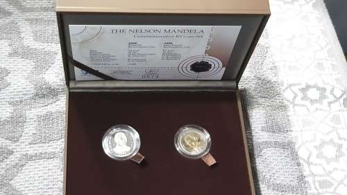 2008 MANDELA COMMEMORATIVE COIN SET CERTIFICATE 573