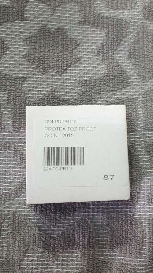 2015 MANDELA 1/OZ GOLD PROOF LIFE OF A LEGEND CERT.87