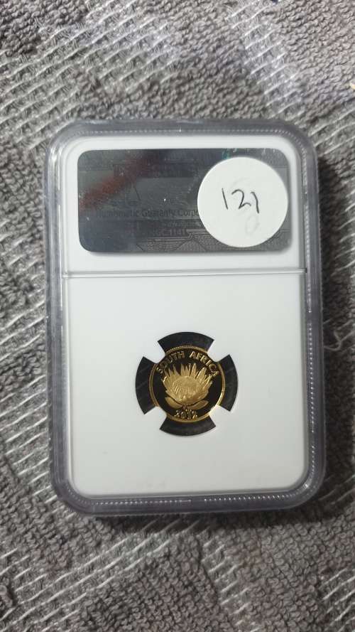2012 WALTER AND ALBERTINA SISULU 1/10 OZ GOLD GRADED PF70(HIGHEST GRADE)
