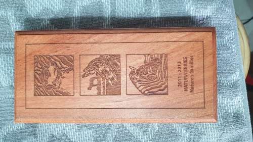 NATURA COLLECTORS SET 2011-2013, 3 PIECE 1/2 OZ PRESTIGE SET CERT 0004